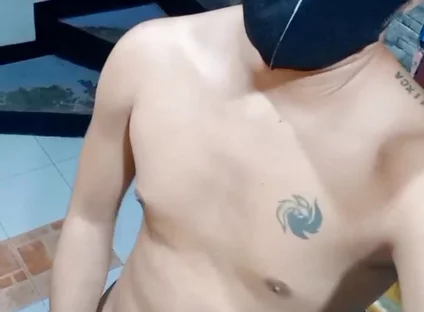 Sexy Pinoy Boy Wank His Hard Cock