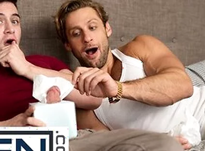 Dom King Eagerly Sucks Trevor Brookss Cock Before Giving Him A Deep Doggy Style Pounding