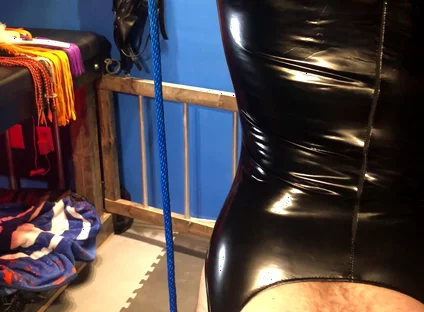 Black Pvc Bodysuit