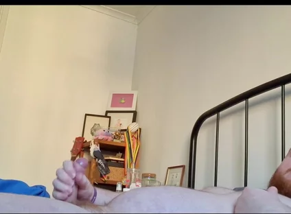 An After Workout Sweaty Flex and Jerk off Session, with a Cumshot at the End