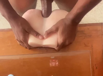 New Angle Unlocked, Watch How I Fuck My Fleshlight with My Big Cock From Above