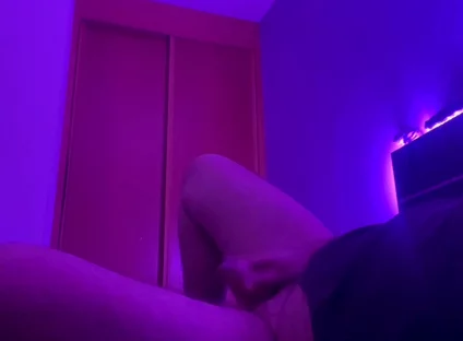 A Bear Cumming in Bed