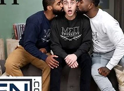 Denzel Welcomes His New Roommate Joey Mills In The Best Way By Fucking His Twink Ass