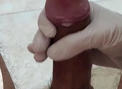 Mushroom Head Huge Uncut Cock Hard Jerked Take Cumshot