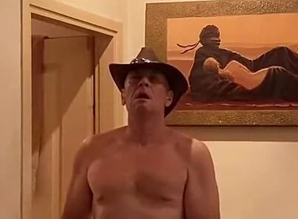 A Lonely Cowboy Masturbating