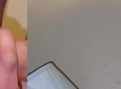Cum 4 Times in a Row Using My Cum as Lube