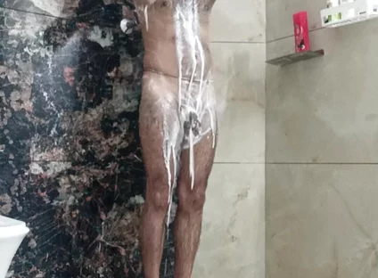 Indian Police Officer Stepfather Get Shower