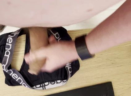 POV Cum in Briefs