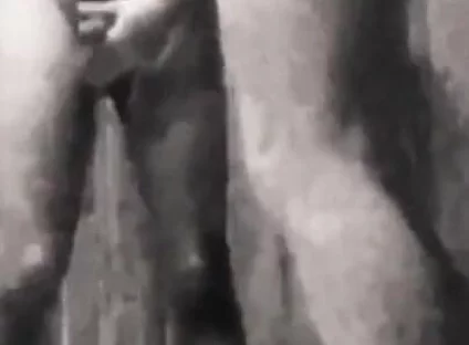 A Boy Is Discussing with His Horny Stepdad in the Pool's Public Showers When Stepdaddy Suddenly Pees on Him