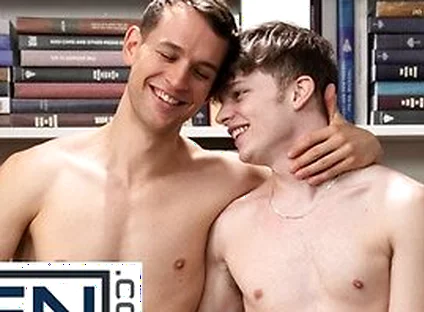 Sam Holister Rides Jake Prestons Dick In The Living Room While His Boyfriend