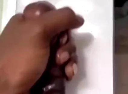 Bathroom solo stroking cumming hard
