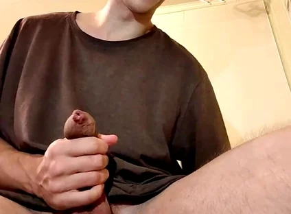 Getting Anal Orgasm with Pink Rubber Penis