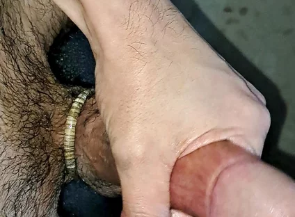 Close-up of Massage and Cumshot