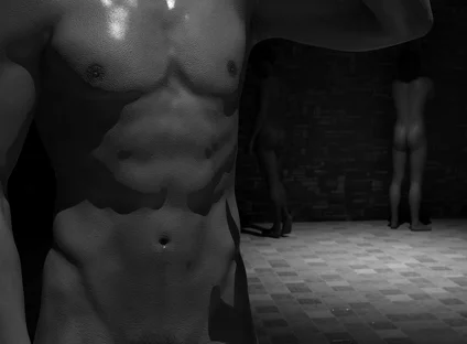 Str8 1 - College Guys Gym Locker Room