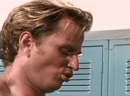 Three Guys Fuck Their Asses and Mouths in the Locker Room