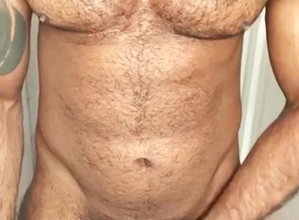 Bearded and Rugged Man Jerking off and Cumming