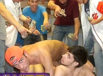 Frat Initiation Gets Wild As College Twinks Drop To Their Knees For A Big Cock