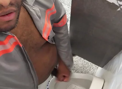 Toilet Masturbating