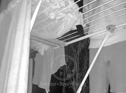 Clean Laundry, Dirty Thoughts - Two Bicurious Flatmates, Jules and Simon, Get Naughty While Hanging Out the Laundry