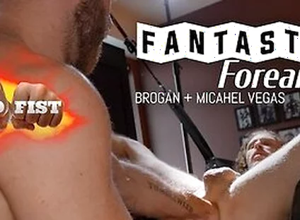 Power Bottom And Rose Bud - Brogan Fist Fucks Straight Dudes Gaping Cunt