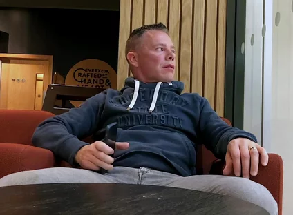 Dared to Jerk off in Busy Coffee Shop - Intense Public Cum