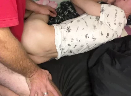 Great Creampie for Tight Twink Hole From a Mature Bear