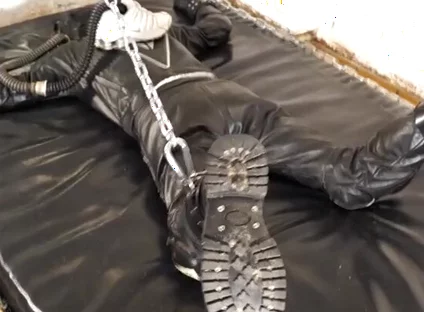 Proll playing with his leather biker boy