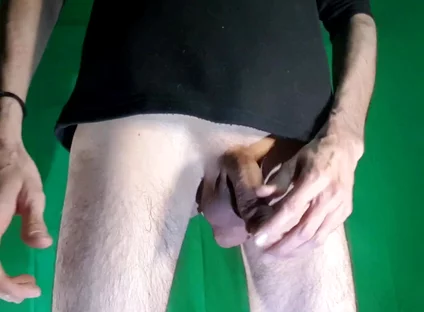 Just a T-shirt and Quite a Bit of Precum