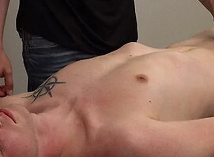 Colin Tanners Big Cock Stroked In Gay Oil Massage
