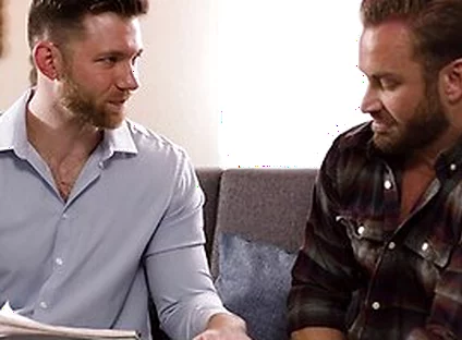 Therapist Caden Jackson Lures Conflicted Straight Bruce Jones Craving Anal