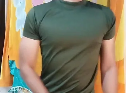 Soldier Jerks off