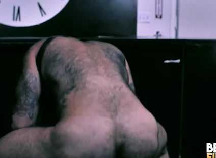 Bearfilms Bearded Gay Marc Giacomo Takes Atlas Grant Hard Cock After Oral