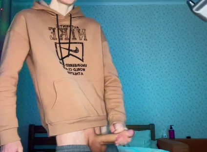 Watch Me Stroke My Huge Nine Inch Cock Until I Explode