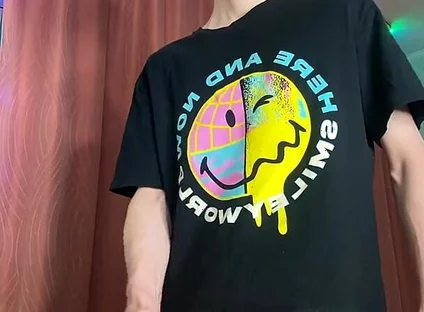 Skinny Twink Student Making a Huge Messy Cum Puddle