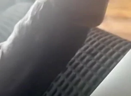 Stroking My Big Black Cock Watching Porn