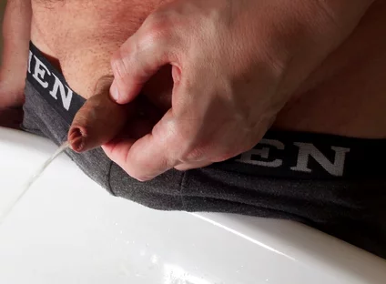 Piss and Plays with My Little Foreskin Cock