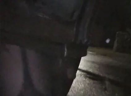 Hot Rainy Walk (garters and Bulge Meggings)