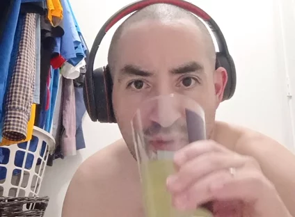 Cock and Balls in My Glass