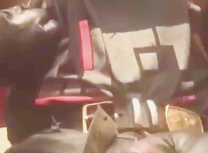 Black Dad Leather Jeans & Gloves BBC Rubbing to Ejaculation
