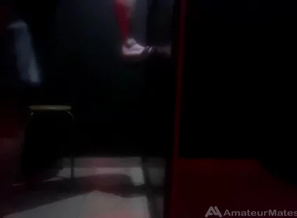 Amateur Guys Caught Having Fun in Darkroom and Through Glory Hole