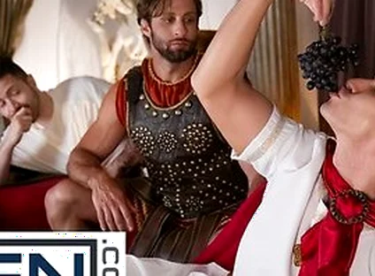 Caesar Mrdeepvoice Rides Dom Kings Gladiator Cock Like A True Emperor On His Throne