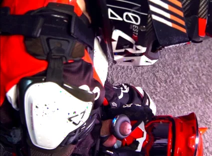 A Vibrating Ring Made Me Cum Hands-free on My Friend's Helmet.