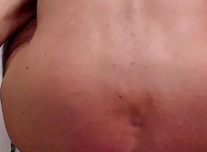 Quick Hard Fuck with Big Ribbed Dildo and Ruined Cum Milking