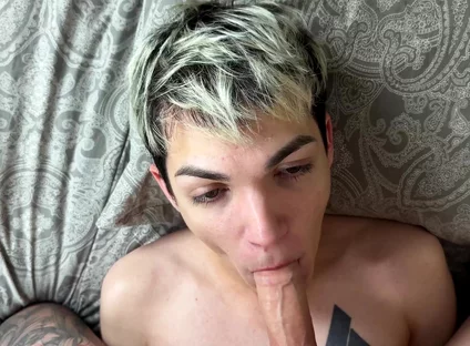 I Cum on His Face with My Hot and Sweet Cum!