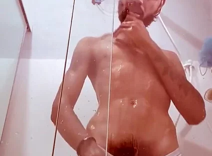 In This Heat Nothing Better Than Taking a Shower.