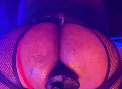 Black Sissy Slut Fucked in the Ass by Dildo Machine