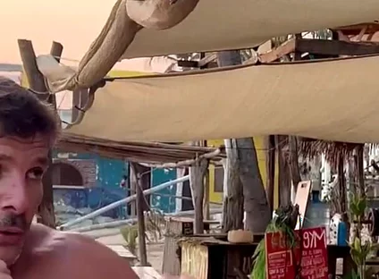 Punching Bag on Zipolite Beach