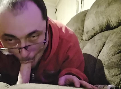 Me Blowing My Dildo