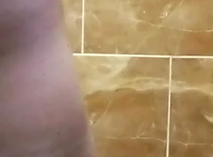 Some Scenes of Cutting Hair in the Toilet with the Door Closed