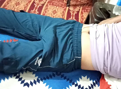 Wow First Time Touch My Stepbrother Big Cock in Midnight Pant